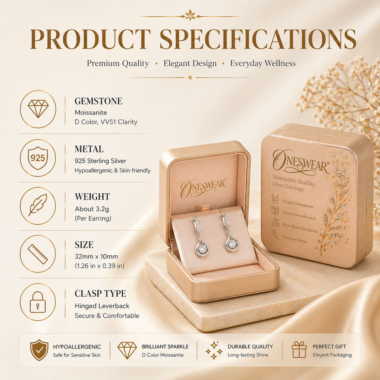 𝑂𝑛𝑒𝑠𝑤𝑒𝑎𝑟®🔥 90% OFF TODAY: 1-Carat 𝑀𝑜𝑖𝑠𝑠𝑎𝑛𝑖𝑡𝑒 𝐻𝑒𝑎𝑙𝑡ℎ𝑦 𝐺𝑙𝑜𝑤 𝐸𝑎𝑟𝑟𝑖𝑛𝑔𝑠 – The Pure S925 Comfort & Sparkle You Deserve 💖