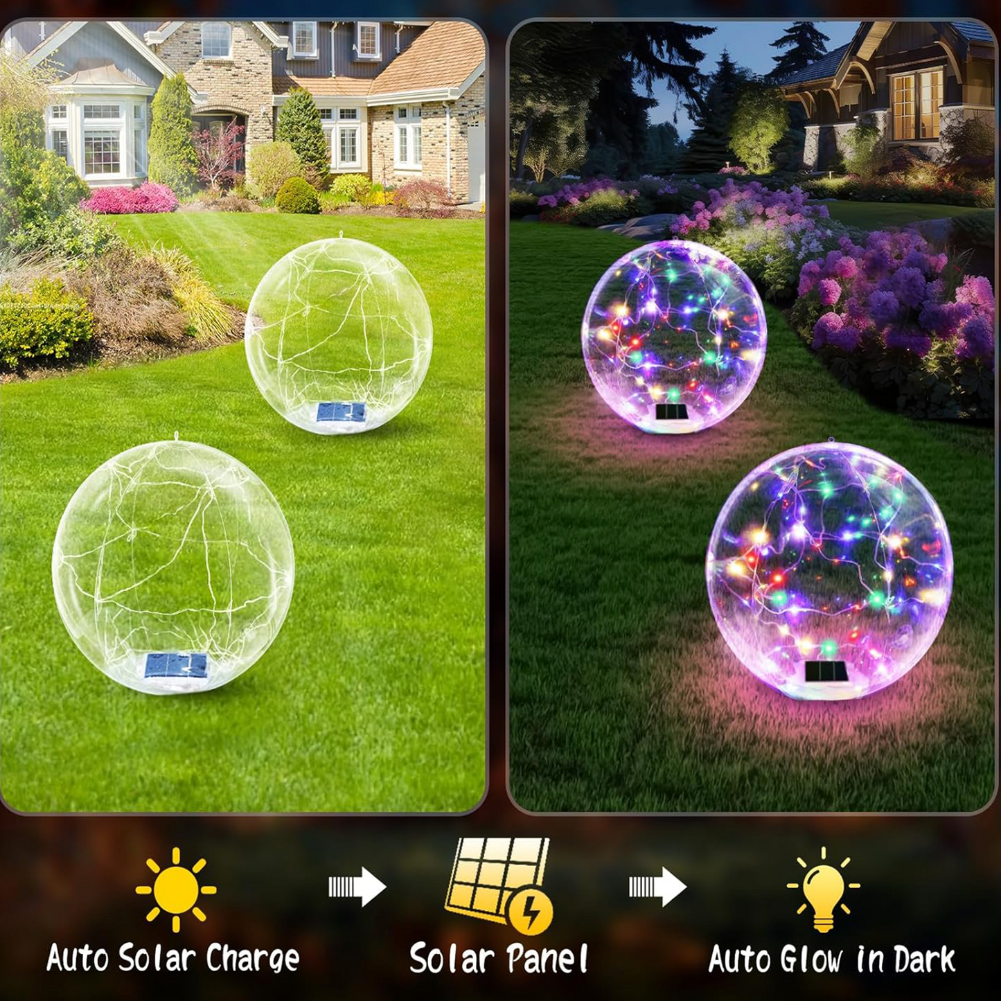 ✨ Floating Outdoor Solar Light🏡Elegant Ambient Lighting for Outdoors 🌙