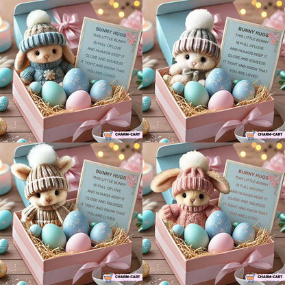 💖 Perfect Gift Deal: BUY 3 GET 1 FREE 🔥 Handmade Mini Bunny Hug – Adorable Gift to Surprise Someone 🐇🎁