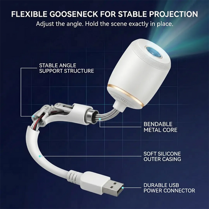 💎NEXT-GEN SMART PROJECTION HD Smart Dynamic 5D Holographic Night Light Projector🌌