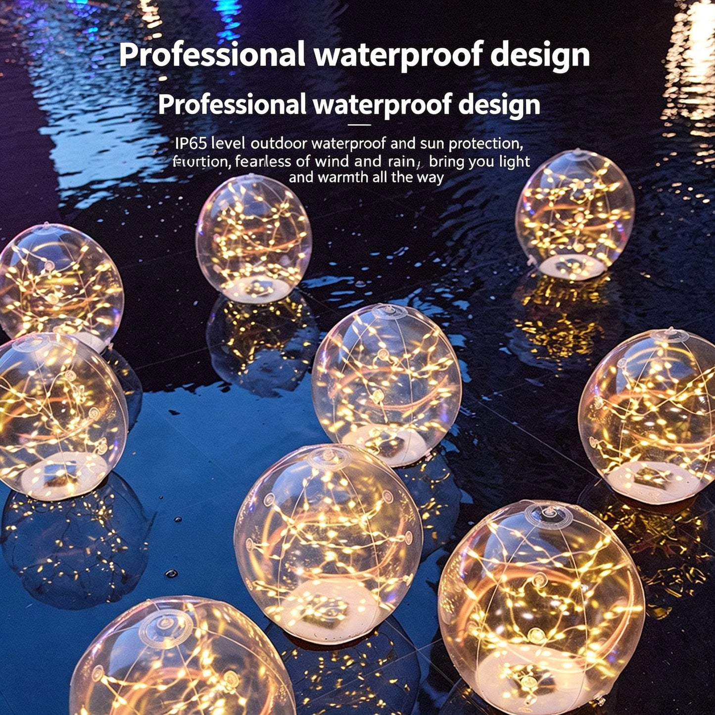 ✨ Floating Outdoor Solar Light🏡Elegant Ambient Lighting for Outdoors 🌙