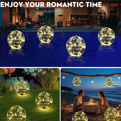 ✨ Floating Outdoor Solar Light🏡Elegant Ambient Lighting for Outdoors 🌙