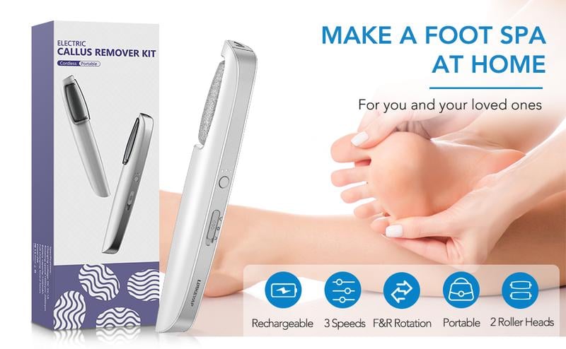 🔥Hot Sale - 53% OFF🔥Electric Feet Callus Remover – Smooth Skin in Seconds⚡